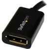StarTechcom 6in Mini DisplayPort to DisplayPort Video Cable Adapter - MF - Connect your DisplayPort monitor to a standard Mini Short MDP2DPMF6IN