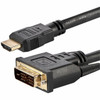StarTechcom HDMI to DVI Cable - 6 ft  2m - HDMI to DVI-D Cable - HDMI Monitor Cable - HDMI to DVI Adapter Cable - Connect an output HDMIDVIMM6