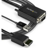 StarTechcom 10ft VGA to HDMI Converter Cable with USB Audio Support - 1080p Analog to Digital Video Adapter Cable - Male VGA to Male VGA2HDMM10