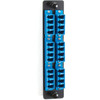 Black Box High-Density Single-Mode Fiber Adapter Panel - Ceramic Sleeve - Duplex - Blue - TAA Compliant JPM467C-R2