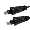 RJ45 Male with IP68 Shroud to RJ45 Male with IP68 Shroud Cat5e FTP Outdoor UV  Direct Burial Patch Cable