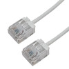 Cat6A UTP Micro-Thin Molded Patch Cable - 32AWG - Riser CMR