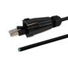 RJ45 Male with IP68 Shroud to Blunt Cat6 Solid UTP Outdoor UV  Direct Burial Pigtail Cable