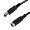55mm x 21mm Plug to Receptacle DC Power Cable Riser FT4