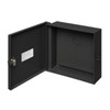 Enclosure Box 12 x 12 x 4 IndoorOutdoor Non-Metallic NEMA 3R Rated with Backplate - Black