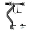 Dual Screen Desktop Display Mount - Full Motion  Fits Monitors 17 to 32 inch