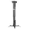 Projector Wall/Ceiling Mount, 4 Arm Tilt & Rotate Adjustable Length 430 to 650mm - Black