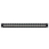 24-Port Cat6a Patch Panel 19 Rackmount 1U - Pass-Through