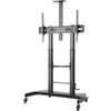 V7 TVCART2 Pro TV Cart up to 100 inch displays Height Adjustable - Up to 100 Screen Support - 9979 kg Load Capacity - 9133 mm x TVCART2