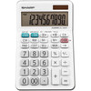 Sharp Calculators EL-330WB 10-Digit Professional Desktop Calculator - 4-Key Memory Sign Change Backspace Key Auto Power Off Double EL330WB