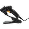 Star Micronics Handheld Wired Barcode Scanner - Cable Connectivity - 1D 2D - Imager - USB - Black - Stand Included - IP42 IP52 37950450