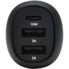 Tripp Lite Auto Adapter - 12 V DC Input - 5 V DC3 A 9 V DC 12 V DC Output - Black U280-C03-36W-1B