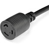 StarTechcom 3ft  09m Power Adapter Cord - Heavy Duty NEMA-L5-20R to NEMA-5-20P - External Power Cable - 12 AWG Power Cord - For - V PAC520PLR3