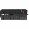 Tripp Lite Surge Protector 8-Outlet 2 USB Charging Ports TelModem 8ft Cord - 8 x NEMA 5-15R 2 x USB - 1875 VA - 1200 J - 120 V AC - TLP88TUSBB