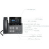 Grandstream GRP2615 IP Phone - Corded - CordedCordless - Wi-Fi Bluetooth - Desktop Wall Mountable - VoIP - IEEE 80211abgnac - GRP2615