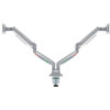 Kensington SmartFit Mounting Arm for Monitor - Silver Gray - 2 Displays Supported - 32 Screen Support - 1796 kg Load Capacity - 1 K55471WW