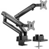 Amer Mounting Arm for Curved Screen Display Flat Panel Display - Matte Black - 2 Displays Supported - 32 Screen Support - 16 kg HYDRA2B