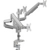 Tripp Lite DDR1730TAL Desk Mount for Flat Panel Display Monitor HDTV - Silver - 3 Displays Supported - 30 Screen Support - 2096 DDR1730TAL