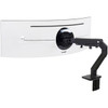 Ergotron Desk Mount for Monitor Curved Screen Display - Matte Black - Yes - 49 Screen Support - 1905 kg Load Capacity - 100 x 100 45-647-224