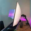 Ergotron Desk Mount for Monitor Curved Screen Display - Matte Black - Yes - 49 Screen Support - 1905 kg Load Capacity - 100 x 100 45-647-224