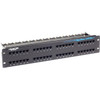 Black Box GigaBase CAT5e Patch Panel - 2U Unshielded 48-Port - 48 Ports - 48 x RJ-45 - 2U High - Rack-mountable - TAA Compliant JPM906A-R6