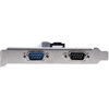 StarTechcom 2-Port PCI RS232 Serial Adapter Card Dual Serial DB9 Ports ExpansionController Card WindowsLinux StandardLow - PCI PCI2S5502