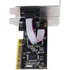 StarTechcom 2-Port PCI RS232 Serial Adapter Card Dual Serial DB9 Ports ExpansionController Card WindowsLinux StandardLow - PCI PCI2S5502