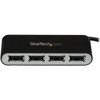 StarTechcom 4 Port Portable USB 20 Hub w Built-in Cable - 4 Port USB Hub - Add four USB 20 ports to your computer using this USB - ST4200MINI2