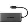 Transcend 6-in-1 USB 31 Gen 2 Type-C Hub - USB 31 Gen 2 Type C - External - 4 USB Ports - 2 USB 31 Ports - Mac Linux PC TS-HUB5C