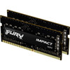 Kingston FURY Impact 16GB 2 x 8GB DDR4 SDRAM Memory Kit - For Notebook - 16 GB 2 x 8GB - DDR4-2666PC4-21333 DDR4 SDRAM - 2666 MHz KF426S15IBK216