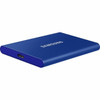 Samsung T7 MU-PC500HAM 500 GB Portable Solid State Drive - External - PCI Express NVMe - Indigo Blue - Gaming Console Desktop PC - MU-PC500HAM