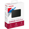 Toshiba Canvio Advance HDTCA20XK3AA 2 TB Portable Hard Drive - External - Black - USB 30 HDTCA20XK3AA