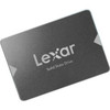 Lexar NS100 128 GB Solid State Drive - 25 Internal - SATA SATA600 - Gray - Desktop PC Notebook Device Supported - 046 DWPD - 64 LNS100-128RB