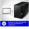 BUFFALO LinkStation 220 12TB NAS Home Office Private Cloud Data Storage with HDD Hard Drives IncludedComputer Network Attached Server LS220D1202