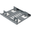 StarTechcom Dual 25 to 35 HDD Bracket for SATA Hard Drives - 2 Drive 25 to 35 Bracket for Mounting Bay - Mount two 25in SATA BRACKET25X2 StarTechcom Dual 25 to 35 HDD Bracket for SATA Hard Drives - 2 Drive 25 to 35 Bracket for Mounting Bay - Mount two 25in SATA BRACKET25X2