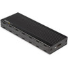 StarTechcom USB-C 10Gbps to M2 NVMe SSD Enclosure - Portable M2 PCIe Aluminum Case - 1GBs Read  Write - Mac  PC - USB-C for 2 M2E1BMU31C