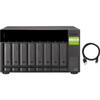 QNAP TL-D800C Drive Enclosure SATA600 - USB 32 Gen 2 Type C Host Interface Tower - 8 x HDD Supported - 8 x SSD Supported - 8 x Bay TL-D800C-US