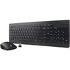 Lenovo Essential Wireless Keyboard and Mouse Combo - US English 103P - USB Wireless RF English US - Black - USB Wireless RF Optical 4X30M39458