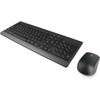 Lenovo Essential Wireless Keyboard and Mouse Combo - US English 103P - USB Wireless RF English US - Black - USB Wireless RF Optical 4X30M39458