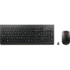 Lenovo Essential Wireless Keyboard and Mouse Combo - US English 103P - USB Wireless RF English US - Black - USB Wireless RF Optical 4X30M39458