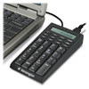 Kensington 72274 Notebook KeypadCalculator with USB Hub - PC  MAC Compatible - Cable Connectivity - USB Interface - 19 Key - - PC K72274US