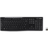 Logitech K270 Keyboard - Wireless Connectivity - RF - 33 ft 1005840 mm - 240 GHz - USB Interface - Computer - PC - AAA Battery - 920-003051