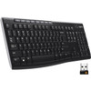 Logitech K270 Keyboard - Wireless Connectivity - RF - 33 ft 1005840 mm - 240 GHz - USB Interface - Computer - PC - AAA Battery - 920-003051