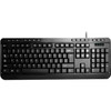 Adesso AKB-132 - Spill-Resistant Multimedia Desktop Keyboard PS2 - Cable Connectivity - PS2 Interface - 104 Key Media Player Up AKB-132PB