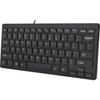 Adesso SlimTouch Mini Keyboard - Cable Connectivity - USB Interface - 78 Key - English US - QWERTY Layout - Desktop Computer - - - AKB-111UB