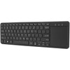Adesso Wireless Keyboard with Built-in Touchpad - Wireless Connectivity - RF - 30 ft 9144 mm - 240 GHz - USB Interface - 78 Key Key WKB-4050UB