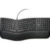 Kensington Pro Fit Ergo Wired Keyboard - Cable Connectivity - USB Type A Interface - Windows Chrome OS Mac OS - Black K75400US