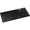 Kensington Multi-Device Dual Wireless Compact Keyboard - Wireless Connectivity - BluetoothRF - 240 GHz - USB Interface Multimedia - K75502US