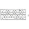 Kensington Multi-Device Dual Wireless Compact Keyboard - Wireless Connectivity - BluetoothRF - 240 GHz Multimedia Hot Keys - Phone K75504US