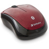 Verbatim Bluetoothreg Wireless Tablet Multi-Trac Blue LED Mouse - Garnet - Blue LED - Wireless - Bluetooth - Garnet - 1 Pack - 1600 70240